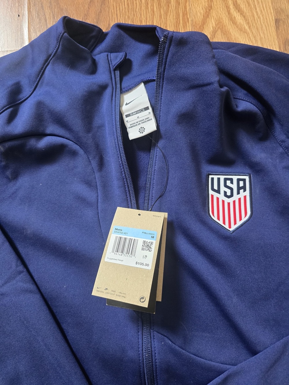 USA TRACK JACKET. BRAND NEW WITH TAGS $105 Retail